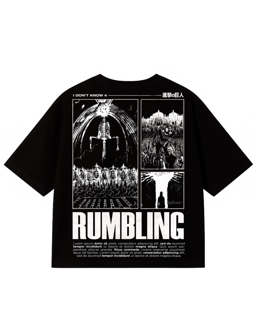RUMBLING Oversized T-Shirt