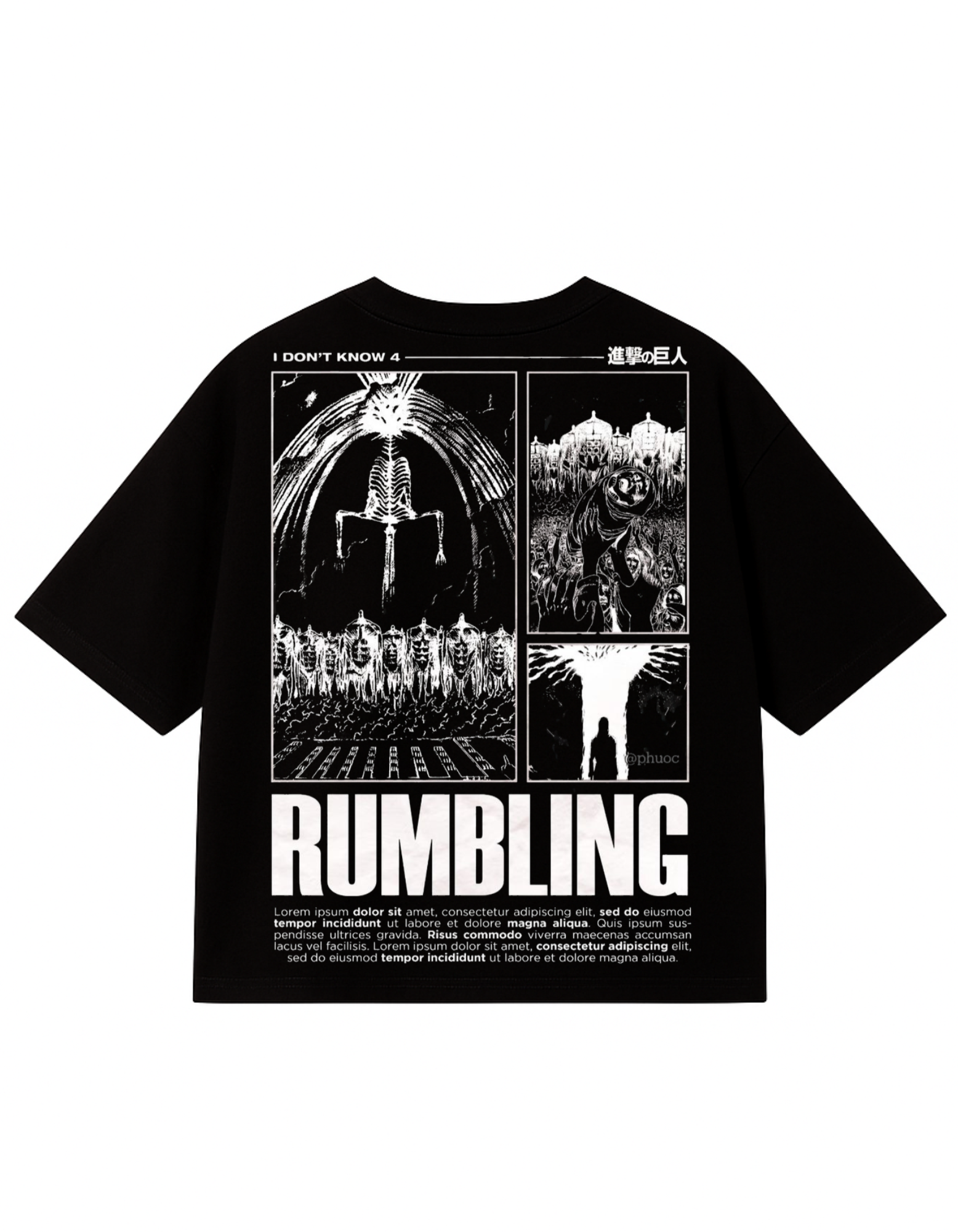 RUMBLING Oversized T-Shirt