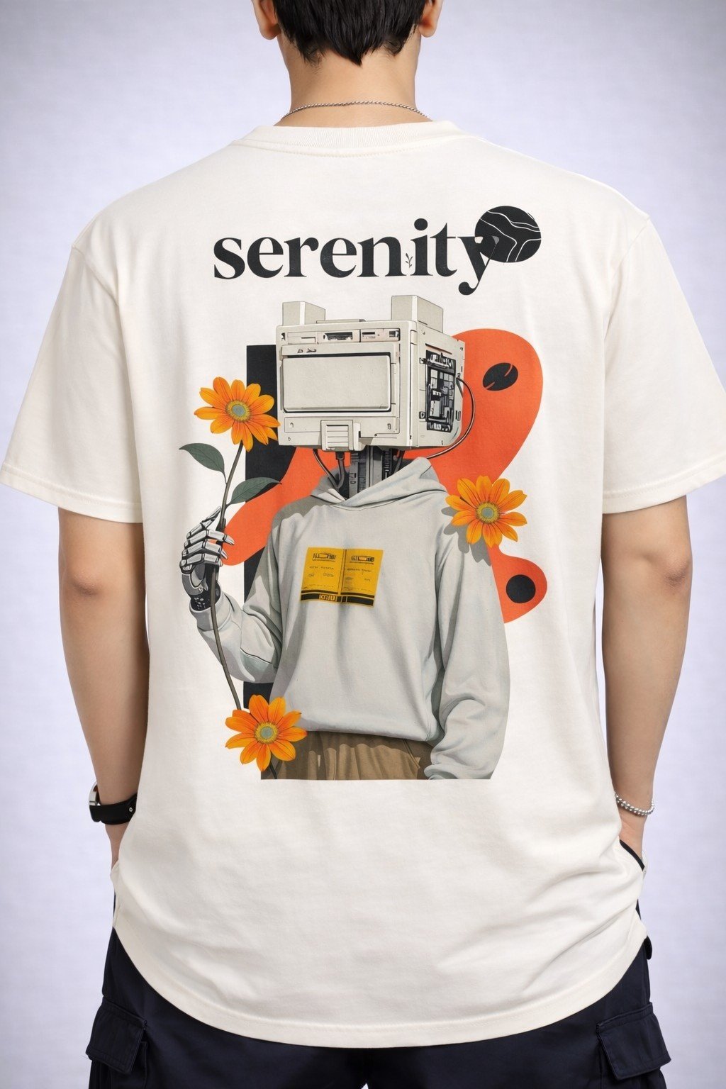 Men's Oversized T-shirt Serenity Graphic